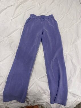 Lululemon Purple Wide-Leg Sweatpants
